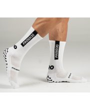 Meia de Futebol Antiderrapante Pro Socks UltraGrip Branca